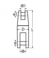 A 8352 L 84 A4 A horgony & lánc összekötő elem d 6-8 lánchoz BL 4250-a