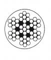083810060-----A4  sodrony (hajl.fehér PVC bev.) d   4/6 (7x7) (BL.~910 kg)-a