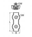 A 8284 A4 sodrony bilincs (duplex) d   5 / L 51-a