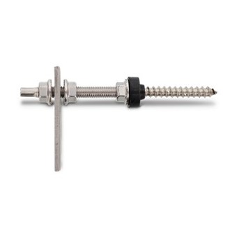 A 8215 M  12 x 200 LM=100 mm LH= 80 mm A2 mosdócsavar SW9 vég 9035, 6923, EPDM