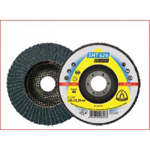 038554 (322769) Klingspor lamellás csiszolótányér  nemesacélhoz SMT624 115 P120 