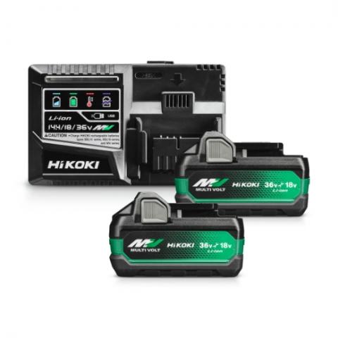 MULTI VOLT akkuegység (2 db), BSL36A18X készlet és UC18YSL3 töltő