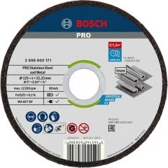 143007 Bosch vágókorong 125x1mm INOX egyenes WA 60T BF