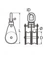 A 8390 25x8 A2 dupla csiga  SWL 300-a